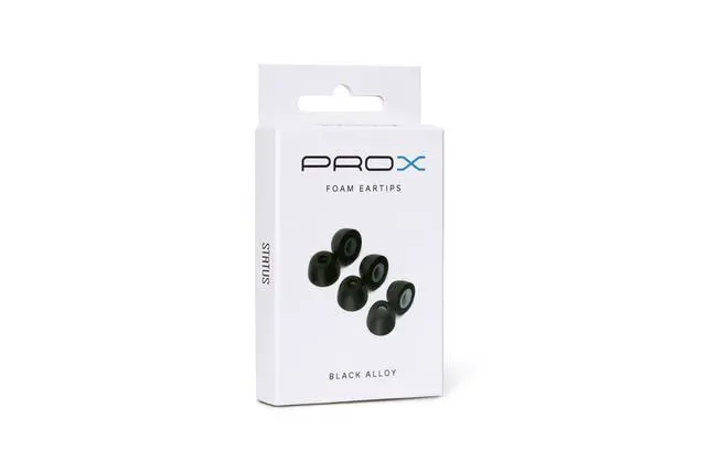 Alt view image 2 of 3 - Audio - Pro X Memory Foam Eartips (Black Alloy)