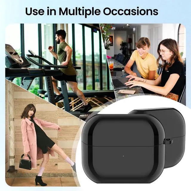 Alt view image 6 of 7 - Charging Case for Samsung Galaxy Buds 3 Pro SM-R630 Replacement Charger Case Dock Cradle with USB C Cable Cord Station for Galaxy Buds 3 Pro Earbuds Accessories (Black)