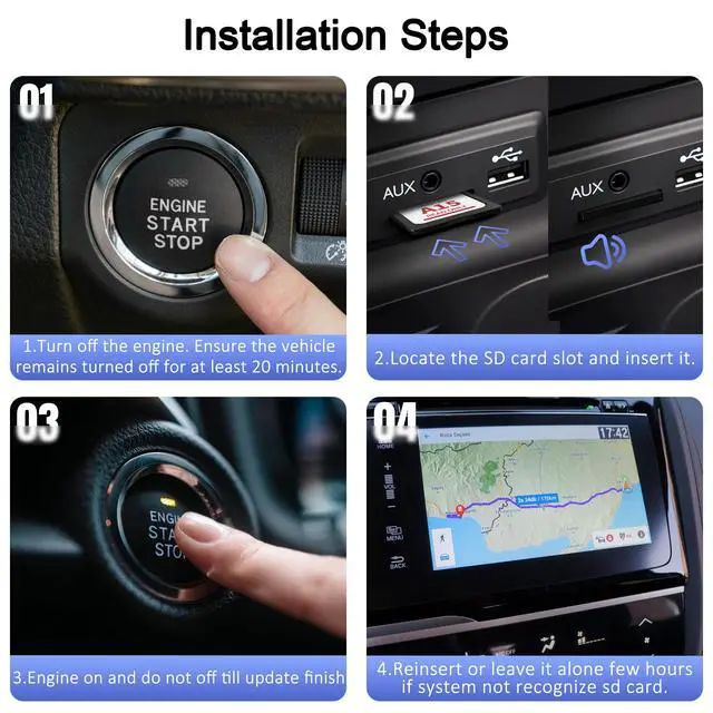 Alt view image 7 of 7 - 2026 Latest A15 Navigation SD Card for Ford/Lincoln, Compatible with F-150 Explorer Expedition Fusion Edge Escape MKC MKZ MKX Sync 2, Navigation SD Card Maps Update USA/Canada, GM5T-19H449-AJ