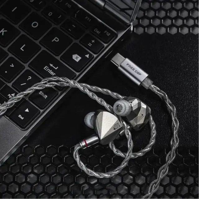 Alt view image 5 of 7 - Free DSP USB-C Earphone Upgrade Cable Fully Balanced Audio Output DSP Cable
