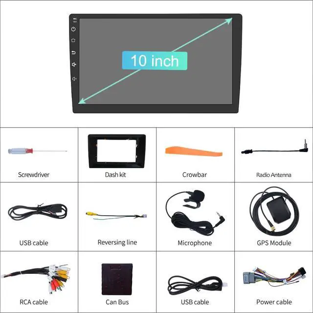 Alt view image 6 of 6 - Car Radio Stereo Upgrade for Dodge RAM 1500 2500 3500 2009 2010 2011 2012,Plug and Play Head Unit with CarPlay Android Auto 4Core 64GB