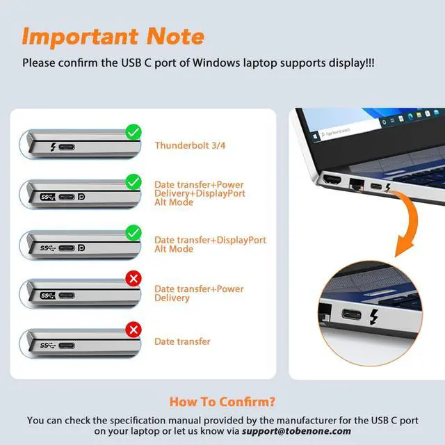 Alt view image 7 of 7 - Laptop Docking Station 3 Monitors with 2 HDMI/DP,100W Power Supply | USB C Docking Station with 7 USB-C/A,Ethernet,PD 3.0,Compatible for Thunderbolt 4/3 Windows/Dell/HP/Lenovo/Thinkpad Laptop