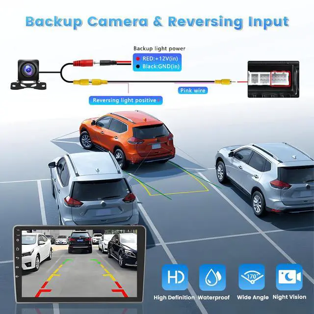 Alt view image 6 of 6 - 2+64G 9" Car Radio for Hyundai Sonata 2009-2010 (Manual A/C) | Touch Screen for Sonata with Wireless CarPlay Android Auto WiFi Bluetooth GPS Navigation FM RDS Radio Backup Camera