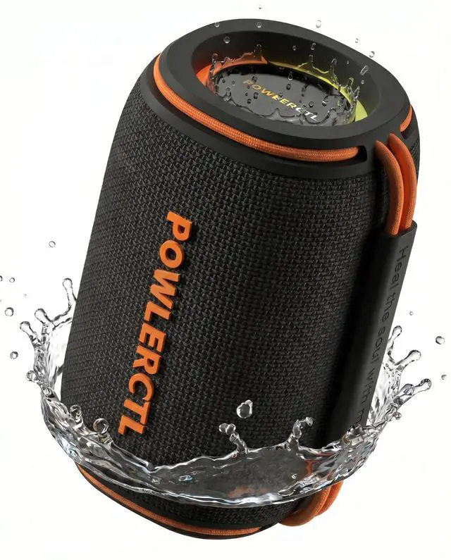 Main image of Bluetooth Speaker, 360° Portable Wireless Speaker, IPX6 Waterproof, Bluetooth 5.3, Dual Bass, RGB Light, TWS for Home/Outdoor/Party/Camping, Gift for Men, Birthday Gift