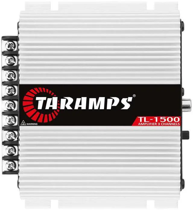 Main image of TL 1500 2 Ohms 3 Channels 390 Watts Class D Full Range Amplifier, silver