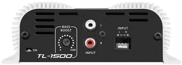 Alt view image 5 of 7 - TL 1500 2 Ohms 3 Channels 390 Watts Class D Full Range Amplifier, silver
