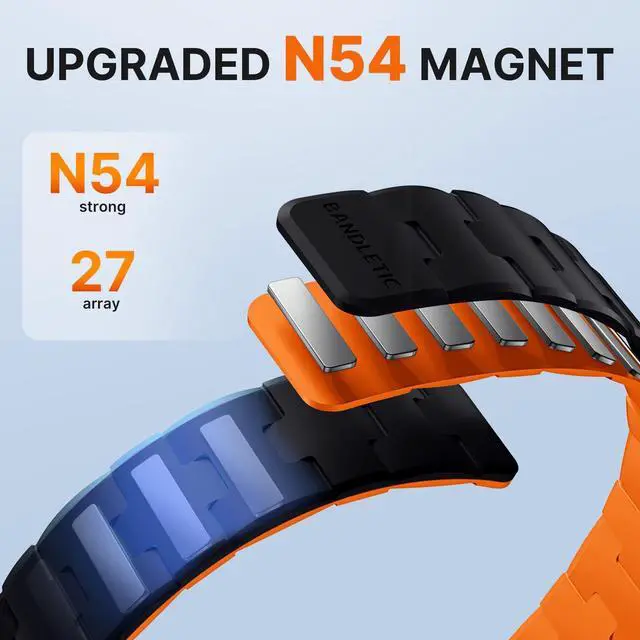 Alt view image 2 of 7 - Magnetic Watch Band Compatible with Fitbit Charge 6/5 Bands | Magnetic Closure with No Pin, One-handed Snap-on, Skin-friendly All-day Wear at Work or Gym, for Charge 6/5 Fitness Tracker