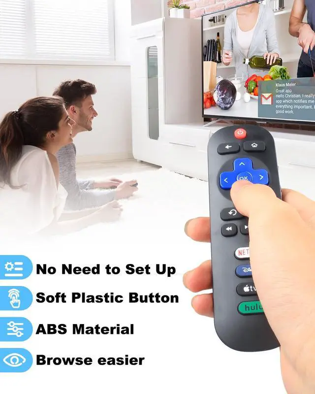 Alt view image 4 of 7 - Remote Control for TCL Tv Remote Replacement RC280 - No Programming Required - Replacement Remote for TCL 55s451 Remote Models 55S 21 65S451 43S451 50S451 55S451 75S451 85S451