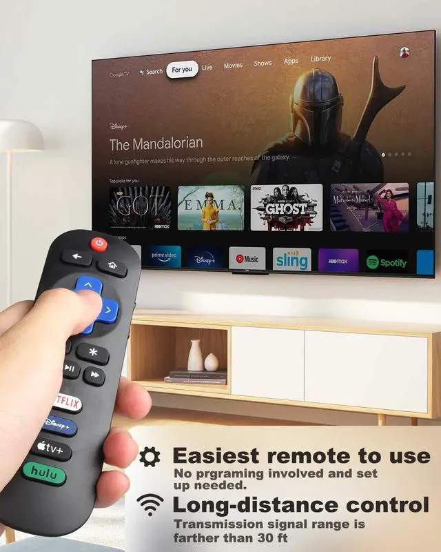 Alt view image 5 of 7 - Remote Control for TCL Tv Remote Replacement RC280 - No Programming Required - Replacement Remote for TCL 55s451 Remote Models 55S 21 65S451 43S451 50S451 55S451 75S451 85S451