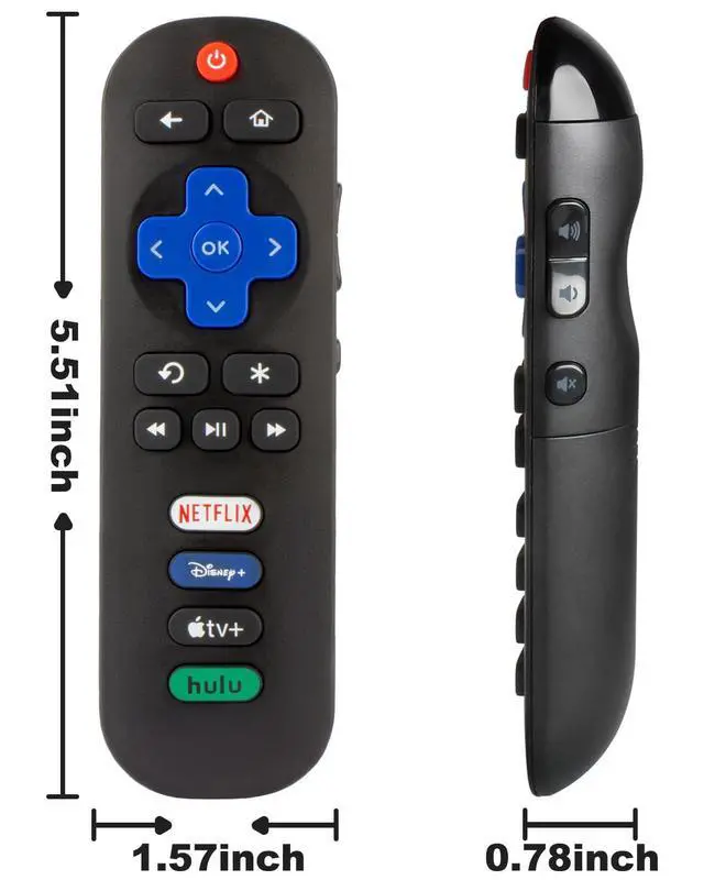 Alt view image 7 of 7 - Remote Control for TCL Tv Remote Replacement RC280 - No Programming Required - Replacement Remote for TCL 55s451 Remote Models 55S 21 65S451 43S451 50S451 55S451 75S451 85S451