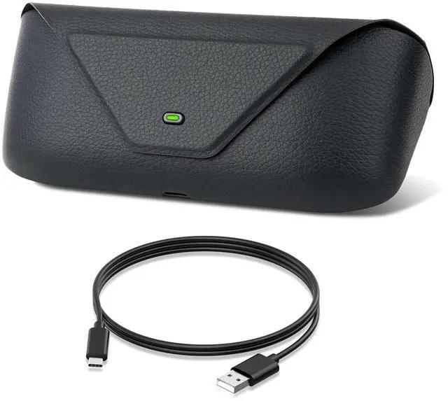 Main image of Portable Charging Case for Ray-Ban Meta Headliner/Skyler/Wayfarer/Oakley HSTN/Blayzer Optics/Scriber Optics, Smart Glasses Replacement Charger Dock with LED Indicator