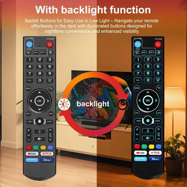 Alt view image 4 of 7 - Backlight V5 Pro Voice Remote Control Replacement Compatible for V3 V5 Pro, V3 Plus,Elite Ultra, and Elite Mini