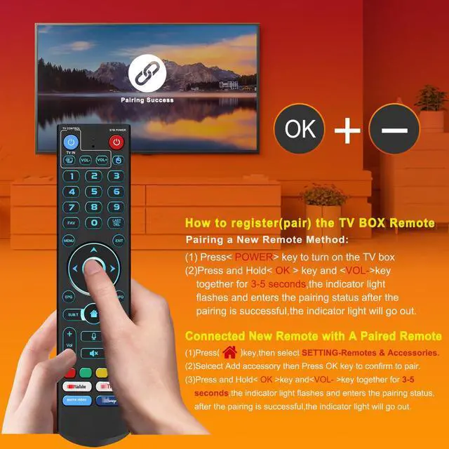 Alt view image 6 of 7 - Backlight V5 Pro Voice Remote Control Replacement Compatible for V3 V5 Pro, V3 Plus,Elite Ultra, and Elite Mini