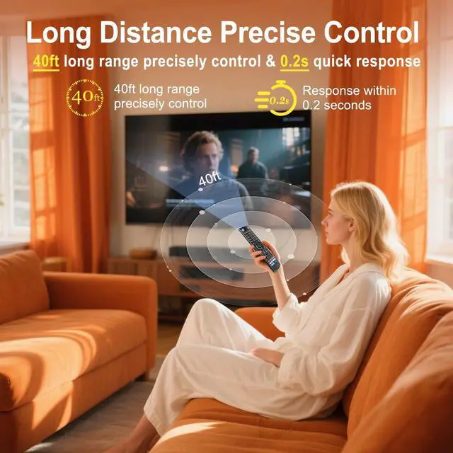 Alt view image 7 of 7 - Backlight V5 Pro Voice Remote Control Replacement Compatible for V3 V5 Pro, V3 Plus,Elite Ultra, and Elite Mini