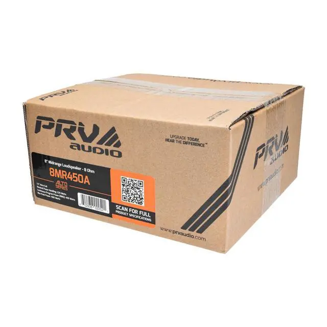 Alt view image 7 of 7 - 8MR450A 8 Inch Midrange Speaker, 8 Ohms, 450 Watts, 96 dB, Mid Range Loudspeaker for High Output Pro Sound System (Single)