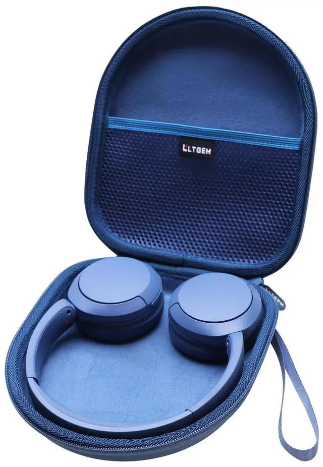 Main image of Case for Sony WH-CH520 Wireless Headphones Blue | Hard Carrying Travel Case for Sony WH-CH520 Wireless Headphones