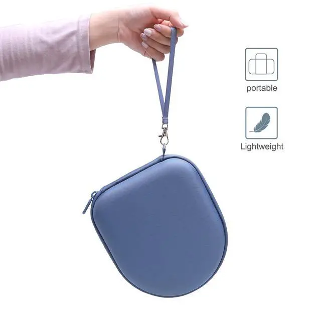 Alt view image 5 of 7 - Case for Sony WH-CH520 Wireless Headphones Blue | Hard Carrying Travel Case for Sony WH-CH520 Wireless Headphones