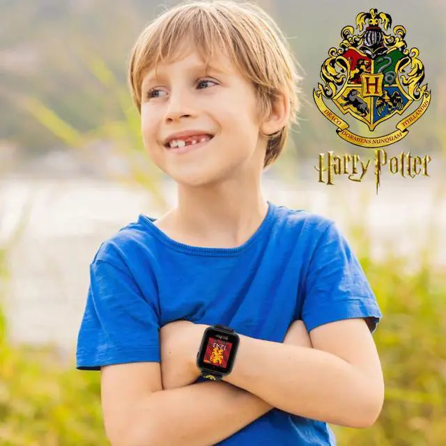 Alt view image 3 of 7 - Harry Potter Kids Smart Watch Interactive Touchscreen Watch with 10 Changeable Faces, Camera, Games, Alarm, Stopwatch, Step Counter & Calculator Fits Wrists from 5.5" to 8"
