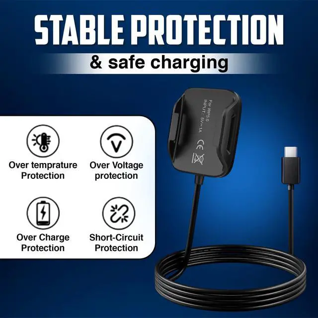 Alt view image 2 of 6 - Wired Charger Compatible with Whoop 5.0/MG, One, Peak, Life Durable & Waterproof Charger. Not Compatible with Whoop 4.0 (USB Type C)