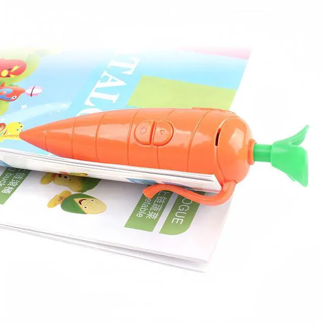 Alt view image 3 of 5 - 60-Second Voice Recorder with Playback & Audio Recorder Pen - Cute Carrot-Shaped Recorder Device, Smooth-Writing Ballpoint Pen - Fun & Creative Gift for Kids, Students, Teachers