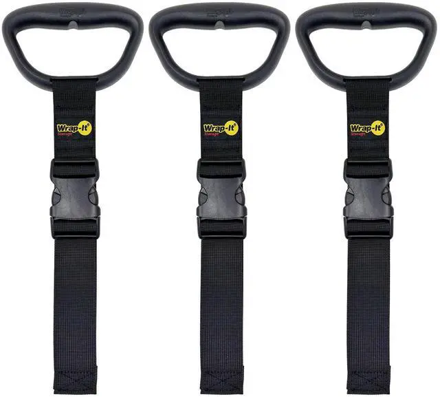 Main image of Clip 'n Carry Straps - 25" (3-Pack) | Carrying Straps for Water Hose Storage and Extension Cord Holder