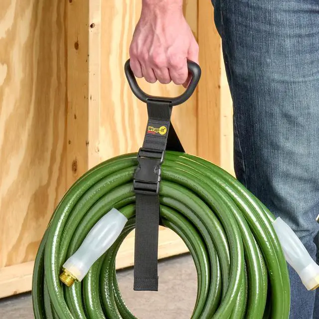 Alt view image 2 of 7 - Clip 'n Carry Straps - 25" (3-Pack) | Carrying Straps for Water Hose Storage and Extension Cord Holder