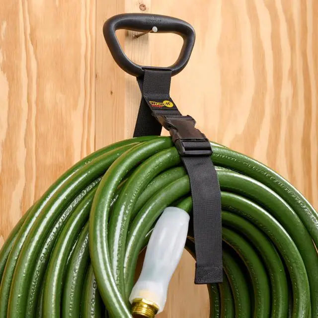 Alt view image 6 of 7 - Clip 'n Carry Straps - 25" (3-Pack) | Carrying Straps for Water Hose Storage and Extension Cord Holder
