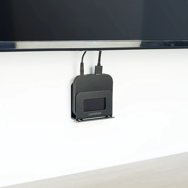 Alt view image 7 of 7 - Adjustable Small Device Wall Mount Holder for Apple TV,ROKU,Router,Modem and Other Media Players