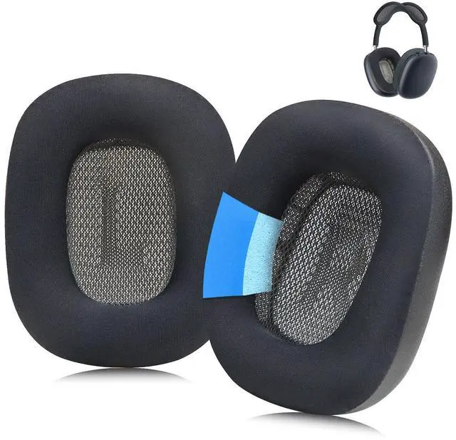 Main image of Ear Cushions for AirPods Max 1 & 2 Over-Ear Headphones,Cooling Gel Earpads Covers Cups Pads with Memory Foam and Ice Silk Cloth-Black