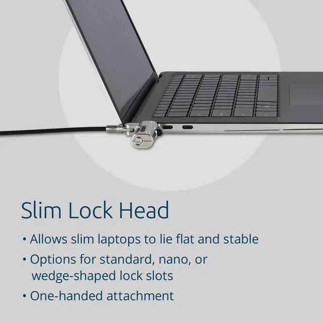 Alt view image 4 of 6 - Combination Laptop Lock for Nano Size Security Slot, Resettable 4-Digit Combination Lock (K60214WW)