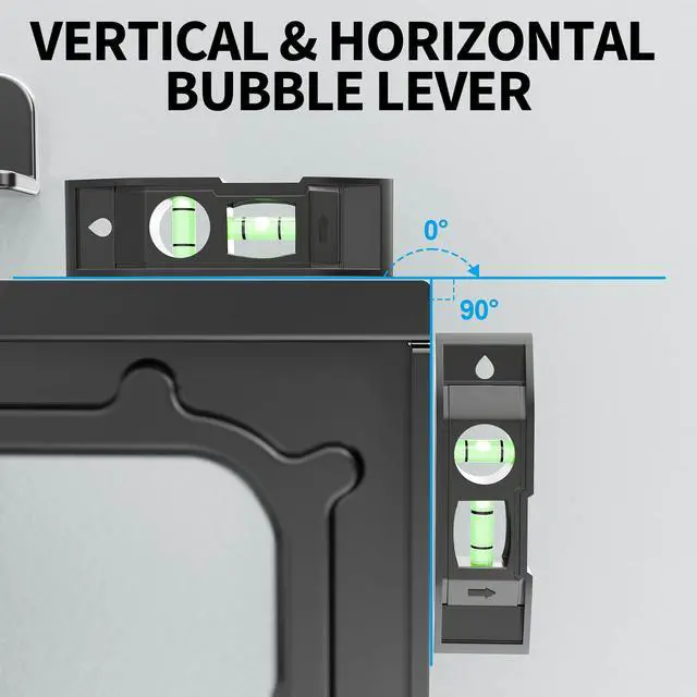 Alt view image 3 of 7 - Wall Anchors Hardware Kit for TV Wall Mount | Including M7 Lag Bolts, Wall Anchors, Washers, Allen Key, Bubble Level, TV Mounting Screws Kit for Wood Studs/Concrete/Brick