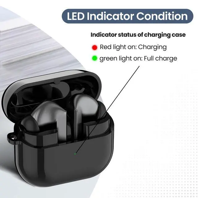 Alt view image 5 of 7 - Charging Case Compatible for Samsung Galaxy Buds 3 Pro SM-R630, Replacement Charger Cradle Station Box with Type-C USB Cable for Samsung Galaxy Buds 3 Pro Earbuds