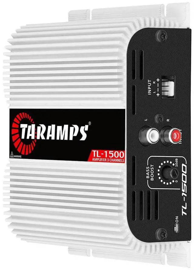 Alt view image 3 of 7 - TL 1500 2 Ohms 3 Channels 390 Watts Class D Full Range Amplifier, silver