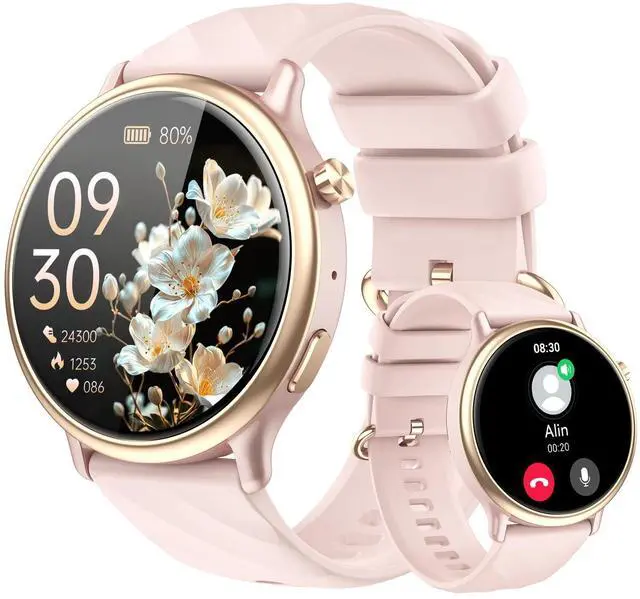 Main image of Smart Watch for Women Fitness Tracker: Waterproof Digital Womens Watches Make Answer Call Smartwatch for Android Phone iPhone Samsung Compatible Sleep SpO2 Heart Rate Monitor Running Step Pedometer