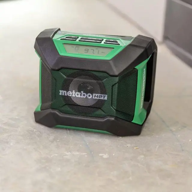 Alt view image 7 of 7 - 18V MultiVolt Cordless Bluetooth Radio, Powerful Sound with 15 Level Equalizer, 18 Hour Runtime, Compact and Lightweight, Bluetooth Connection, Tool Body Only, UR18DAQ4