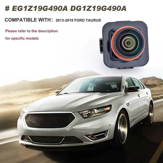 Alt view image 2 of 6 - Backup Camera Compatible with 2013-2019 Ford Taurus Replace# EG1Z19G490A | DG1Z19G490A, Rear Parking Assist Camera
