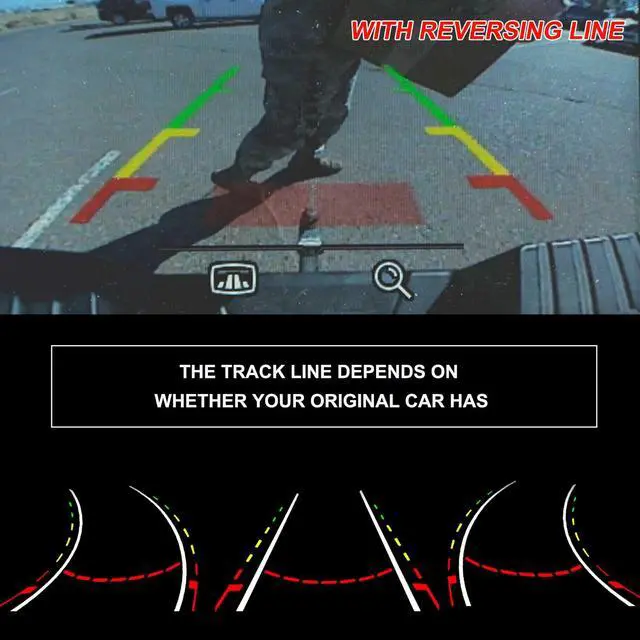 Alt view image 5 of 6 - Backup Camera Compatible with 2010 2011 2012 2013 2014 2015 Cadillac SRX | Replace# 23205689 15926122 20910350 22915398, Rear Parking Assist Camera