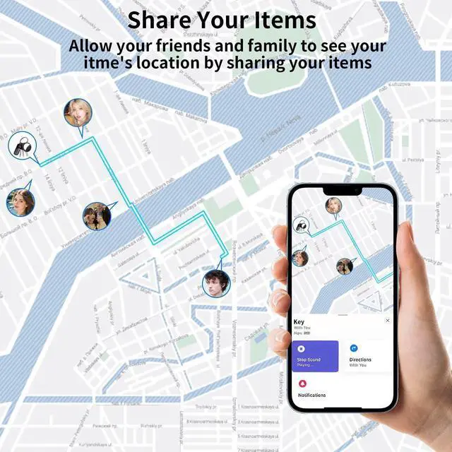 Alt view image 7 of 7 - 2 Pack GPS Trackers for Vehicles Work with Find My(iOS Only)Mini Car Finder
