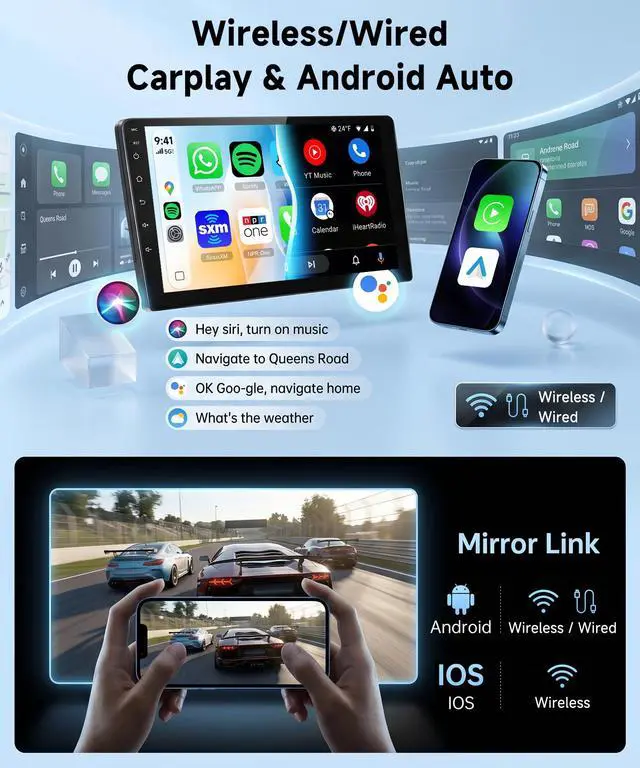 Alt view image 2 of 7 - Linux System Car Stereo for Mitsubishi Outlander Sport Radio 2011-2017, for Mitsubishi ASX 2013-2015,for RVR 2011-2017 Wireless Carplay Android Auto, 10.1'' IPS Screen Vi-Link DSP