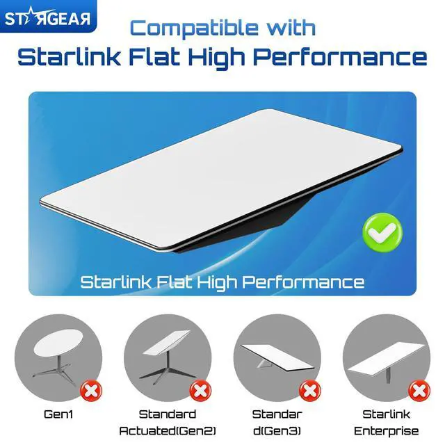 Alt view image 6 of 7 - 32.8FT Starlink Cable Flat High Performance Cable, 22AWG Starlink Accessories Replacement FHP Power Cord Waterproof with End Caps