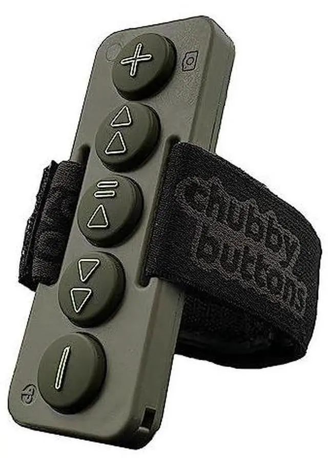 Main image of Wearable Bluetooth Remote | Control Music, Gemini or Siri, Answer Calls- Wearable, Big Buttons for Gloves