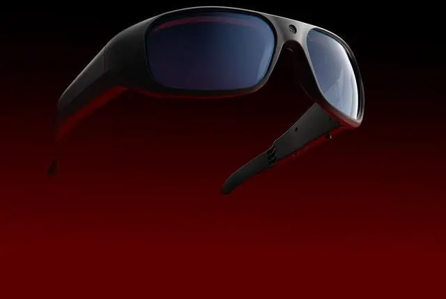 Alt view image 6 of 7 - OhO Smart Camera Glasses, Full HD 1080P Polarized Sunglasses with Built-in Memory for Outdoor Sport, Men/Women, Black Frame-black Lens, 32GB