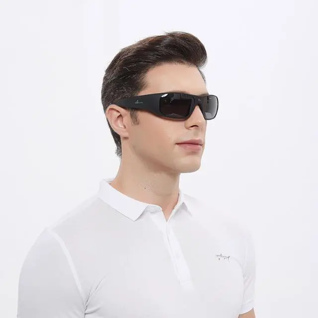 Alt view image 4 of 7 - OhO Smart Camera Glasses, Full HD 1080P Polarized Sunglasses with Built-in Memory for Outdoor Sport, Men/Women, Black Frame-black Lens, 32GB