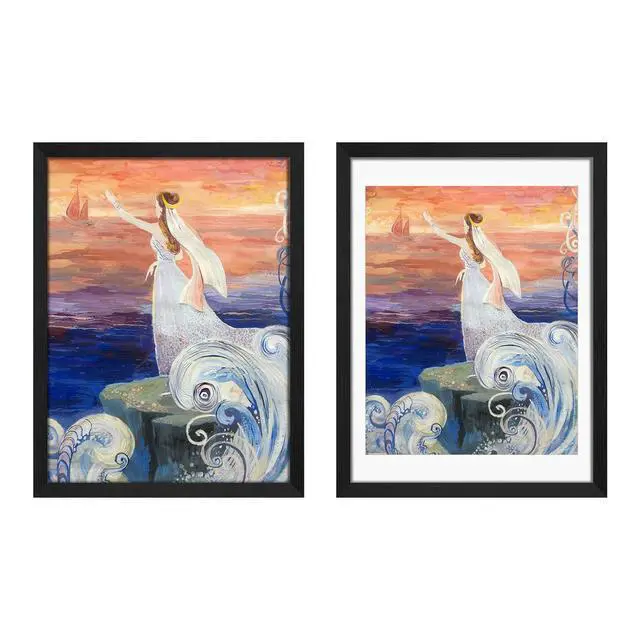 Alt view image 6 of 7 - 18x24 White Picture Mats for 16x20 Pictures with Core Bevel Cut Frame Mattes - Pack of 5