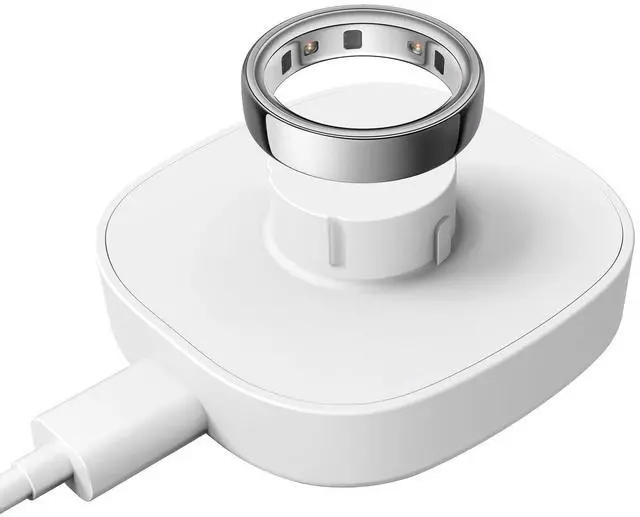 Main image of Compatible with Ring Gen 4 Size 15 Charger,Fast Charging Dock and USB-C Cable- Our Rin 4 Must-Haves for Users (White, Size 15)