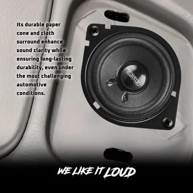 Alt view image 5 of 7 - 25D120NO-4 2.5" OEM Dashboard Loudspeaker 4 Ohm with Neodymium Magnet, OEM Speakers Great for Dashboards, Universal Fit