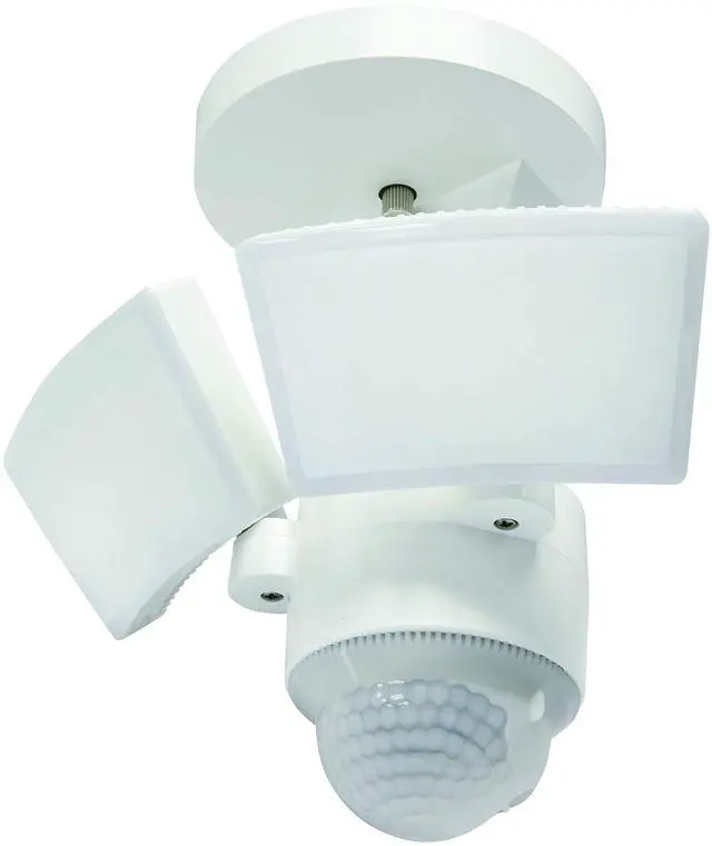 Main image of LED Outdoor Motion Sensor Security Floodlight 1100 Lumens, 180° Detection, Weatherproof Design, Versatile Eave or Wall Mounting, Exit Detection, Rotatable Sensor