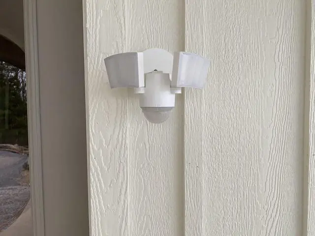 Alt view image 5 of 7 - LED Outdoor Motion Sensor Security Floodlight 1100 Lumens, 180° Detection, Weatherproof Design, Versatile Eave or Wall Mounting, Exit Detection, Rotatable Sensor