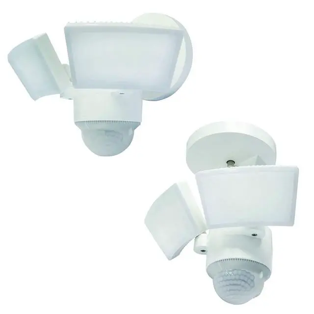 Alt view image 6 of 7 - LED Outdoor Motion Sensor Security Floodlight 1100 Lumens, 180° Detection, Weatherproof Design, Versatile Eave or Wall Mounting, Exit Detection, Rotatable Sensor