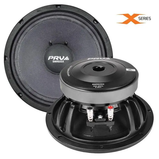 Alt view image 5 of 7 - 8 Inch Midrange Speaker 8MR600X, 600 Watts, 8 Ohm, 2 in Dual Layer Voice Coil, Pro Audio Speaker (Single)